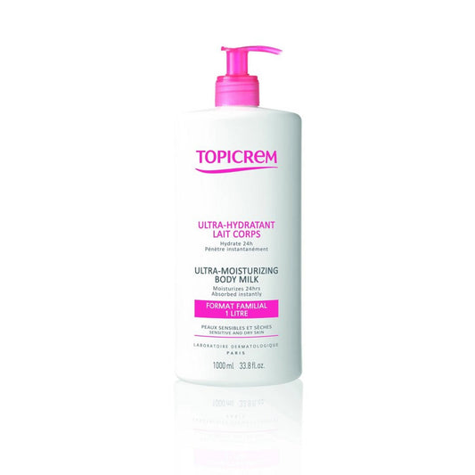 Topicrem, Ultra Hydratant, Body Milk, 1000 ml