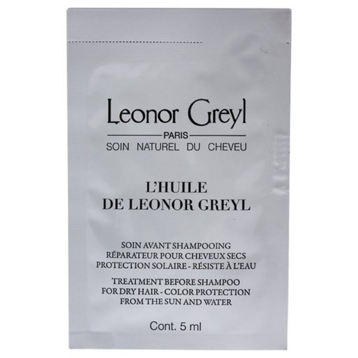 Leonor Greyl, L'Huile De Leonor Greyl, Hair Oil Treatment, For Repairing, 5 ml *Sample