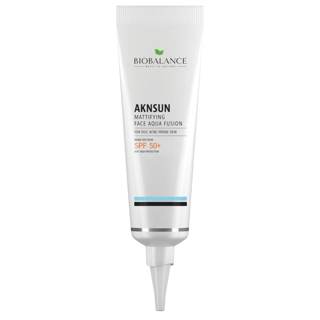 Bio Balance, Aknsun, Mattifying & Protecting, Before Sun Exposure, Cream, For Face, SPF 50+, 40 ml