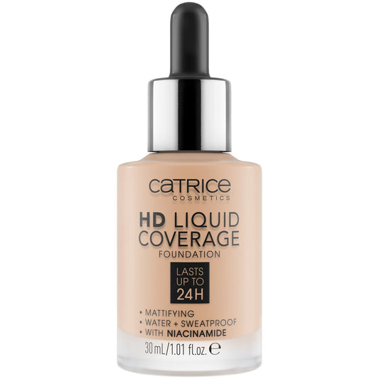 Catrice, HD, Vegan, Matte, Liquid Foundation, 30, Sand Beige, 30 ml