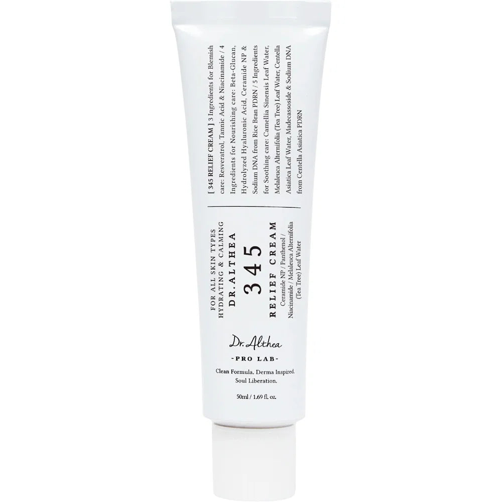 Dr. Althea, 345 Relief, Hydrating, Cream, For Face, 50 ml
