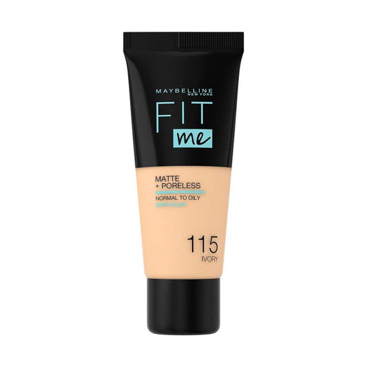 Maybelline, Fit Me Matte + Poreless, Liquid Foundation, 150, Ivory, 30 ml