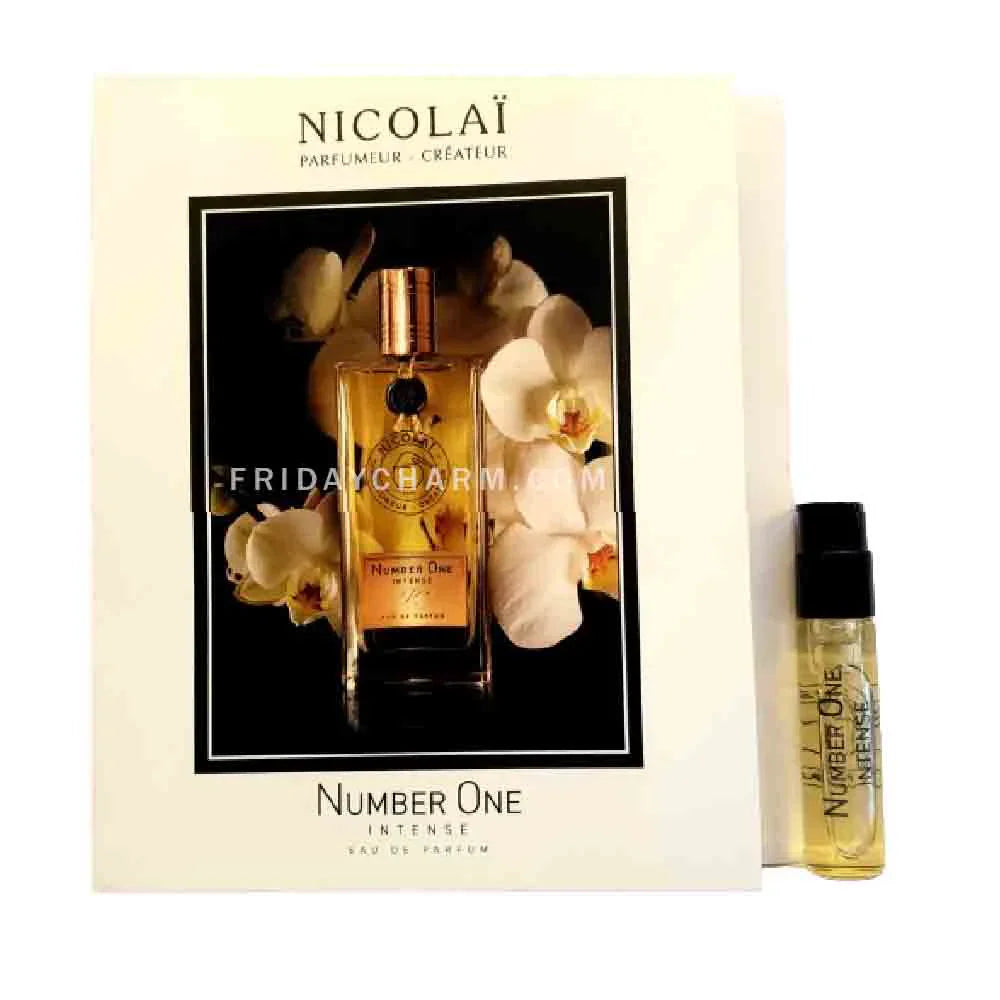 échantillons de parfum officiels de Nicolai Number One Intense fragrance 1,8 ml 0,07 oz.